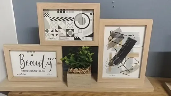 Nouveau cadre photo MDF Collage pour la décoration de la maison