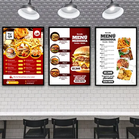 Cadre photo éclairé par fonction multi de caisson lumineux en plastique de panneau de menu de l'ABS LED A4