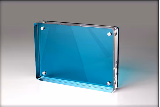 Cadre photo en acrylique magnétique/cadre photo en acrylique PMMA en plastique