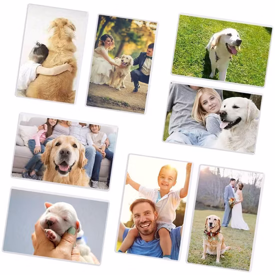 Cadre photo en acrylique magnétique et cadre photo en acrylique PMMA en plastique pour la décoration de la maison